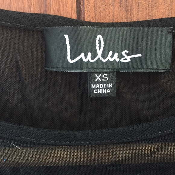 Lulu’s Iced Latte Black Shift Dress with Tassels - Picture 8 of 9